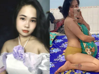 Bà xã dâm cằm điện thoại tự quay người chồng xxx mình