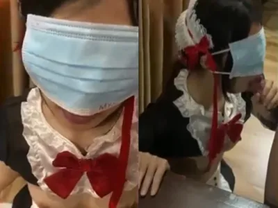 Cô bạn gái việt dâm cosplay nô lệ mút bú con cục thịt điêu luyện